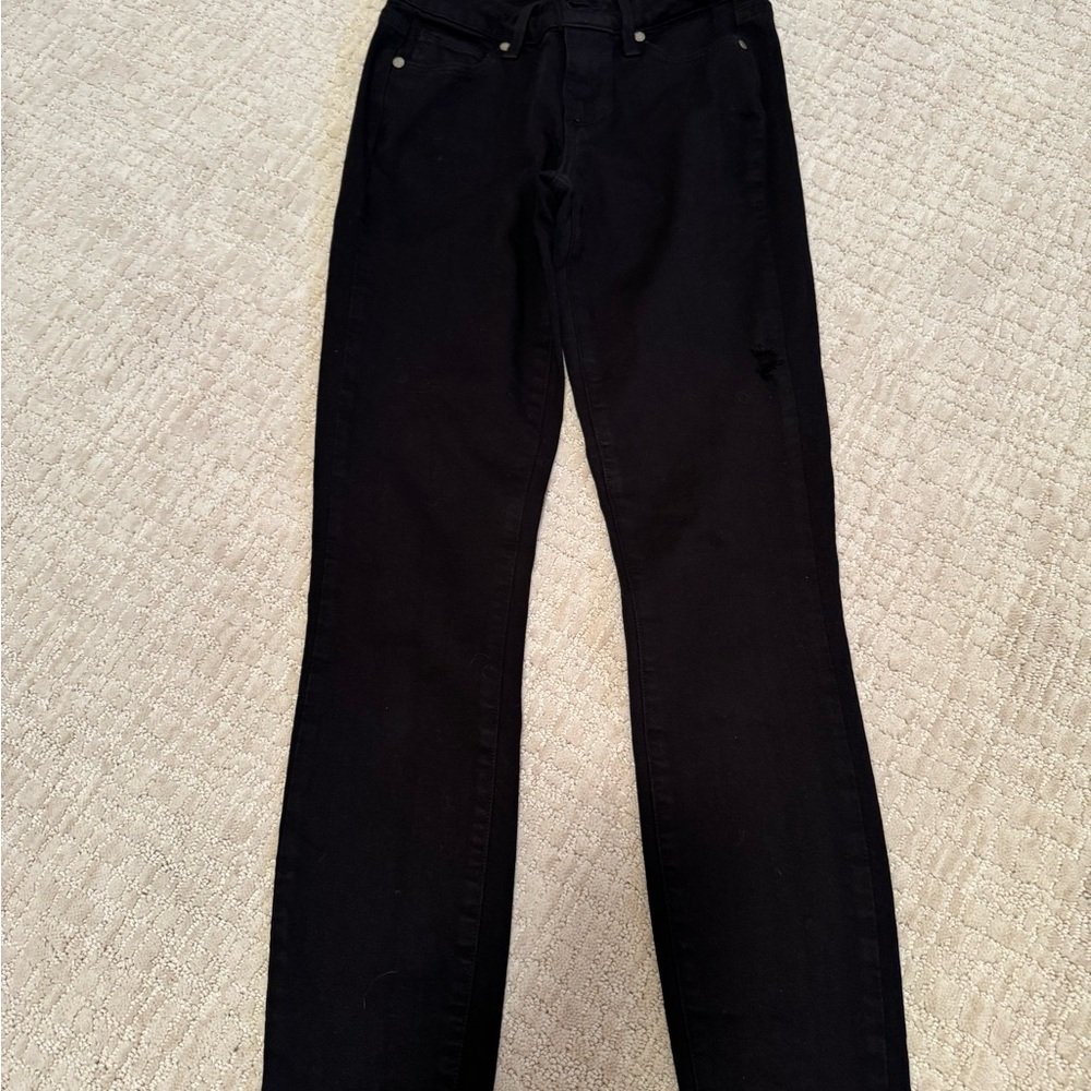 PAIGE Midnight Black Jeans
